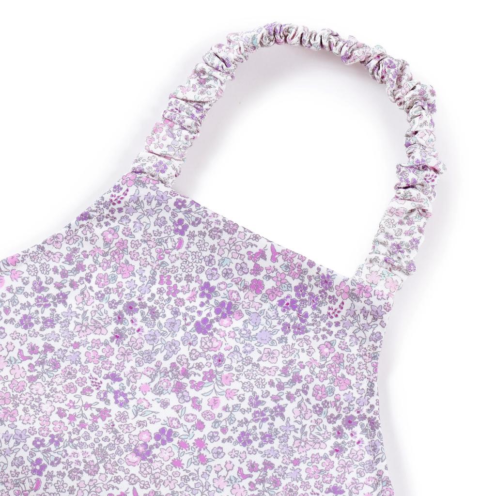 COLORFUL CANDY STYLE Schürze Floral Mist Set Mädchen Niedlich Kinder Kinder Schürze Dreieckstuch Set Elastische Kinder Schürze Kleinkind Grundschule Niedlich Stilvoll