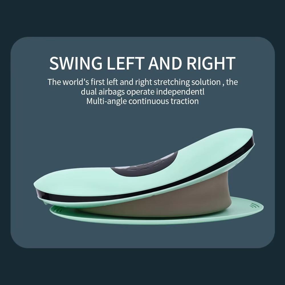 Electric Lumbar Traction Massager Adjustable Vibration Waist Massager Waist Spine Support Back Massage Machine Waist Masajeador