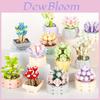 Plant Succulent Assembly Building Blocks Simulation Bouquet Decoration Potted