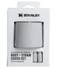 Quencher Straw and Bottom Cover Set for 40oz (Ash)