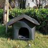 Outdoor Enclosed Waterproof Sleeping Nest for Cat Basket Puppy House Warm Cave