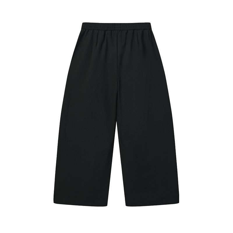 Fila Original Simple Personality Trendy Fashion Classic Retro Sports Versatile Comfortable Woven Casual Pants Women Bottoms F11W619801FBK