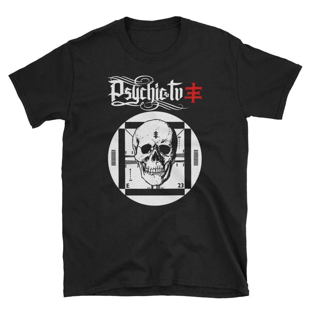 Unisex Short Sleeve Crew Neck Cotton T Shirt Psychic Tv XXXL