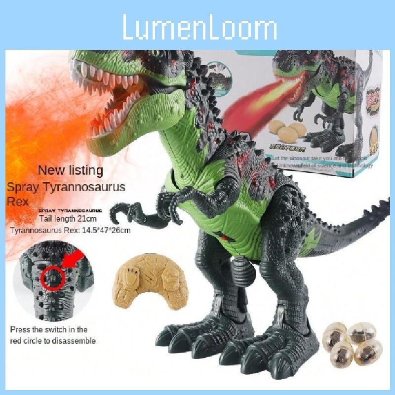 Remote Control Spray Dinosaur With Egg Laying And Projection For Childrens Gift