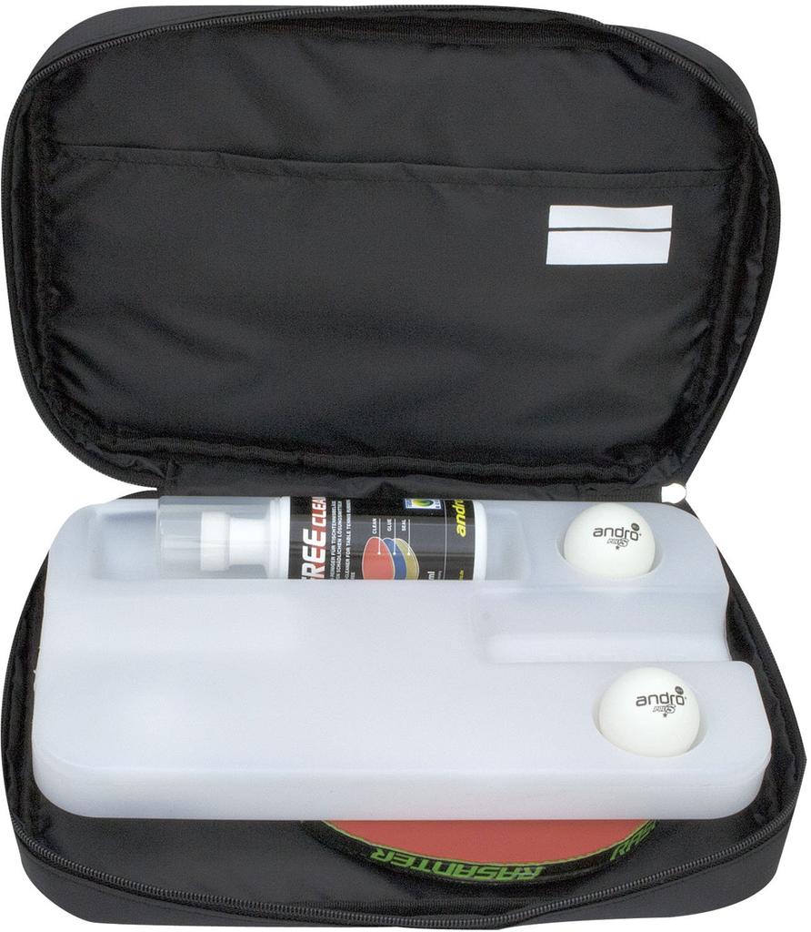 Andro Table Tennis Racket Case, Andro Escue Case 412026, Red