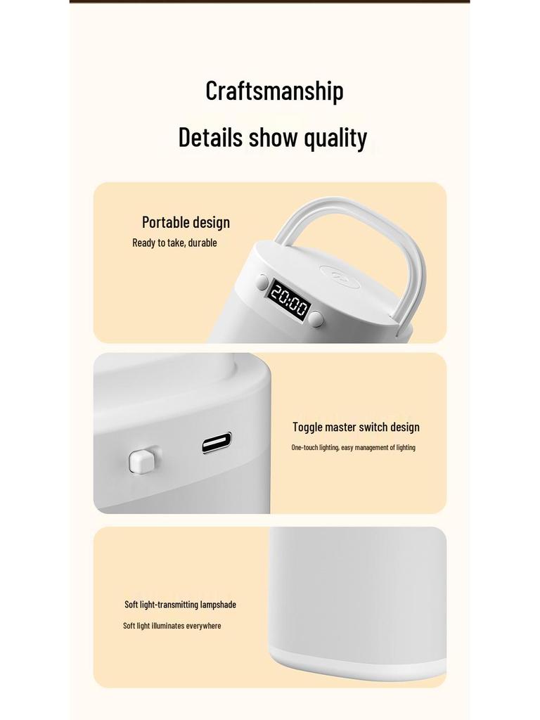 Rechargeable Super Bright Camping Light with Long Battery Life - Ideal for Emergency, Home, Outdoor, and Tent Use