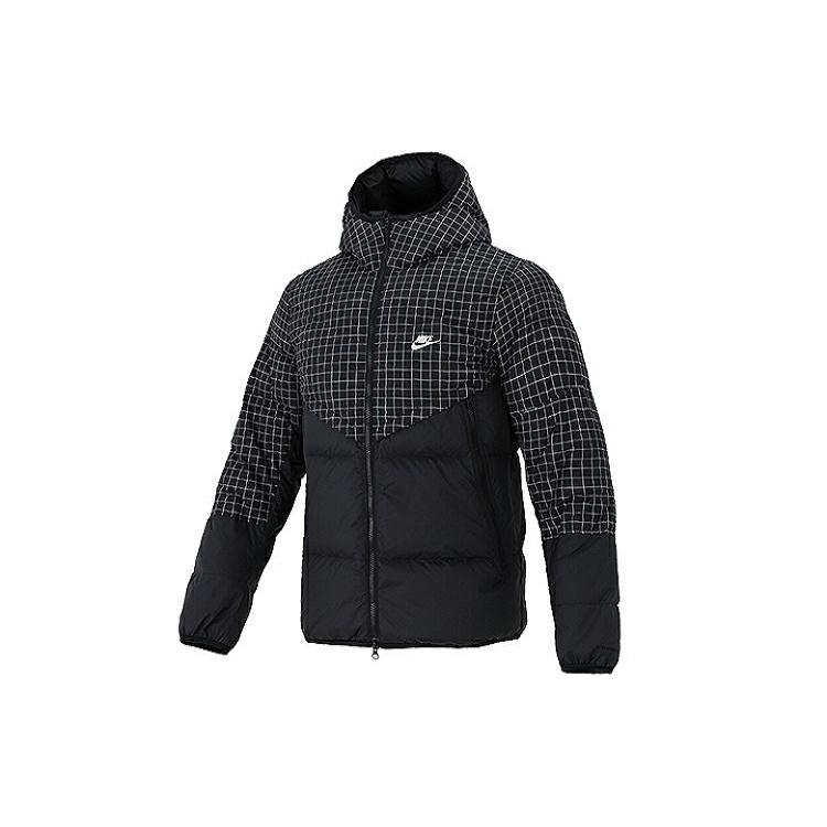 Nike Splicing Sports Stay Warm hooded down Jacket Black Men s DD6964-010 S