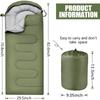 Portable waterproof camping sleeping bag, suitable for all seasons, can be used in both cold weather and warm environments.
