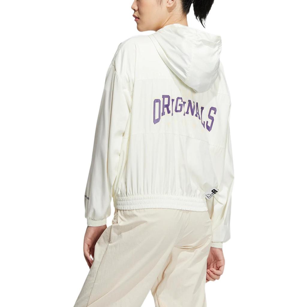 Adidas Originals MODERN COLLEGIATE Jackets Women's White Hooded Moderate Other HS1933