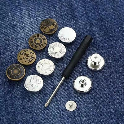 No-Drill Waist Tightening Buttons for Jeans
