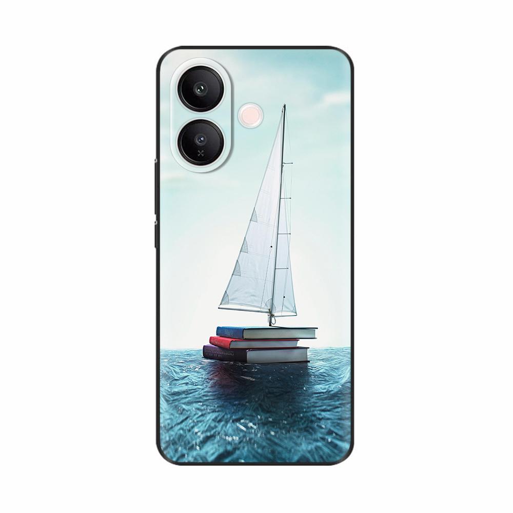 For Vivo V60 Lite Case Case Sweet Love Heart Flower Soft Silicone TPU Cover For Vivo V60 Lite 4G 5G Phone Cases Protective Coque