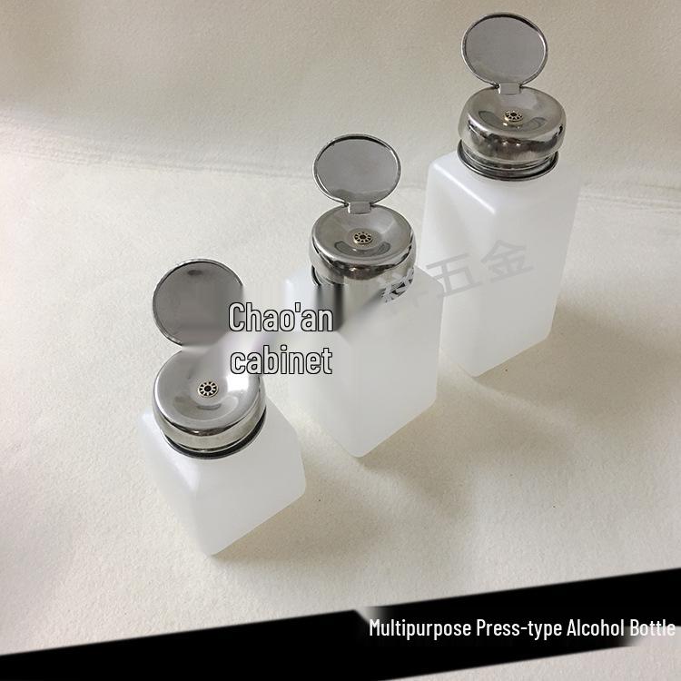 200ml Anti-Static Stainless Steel and Copper Nail Polish Remover Press Bottle