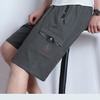 Middle-aged and Old Men's Shorts, Summer Men's Cotton Five-Points Pants, Father's Beach Pants, Large Old Male Casual Pants