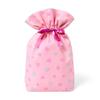 Sanrio (SANRIO) Wrapping Bag Ribbon Bag Pink Heart Drawstring Type Present Birthday Christmas SANRIO 114383