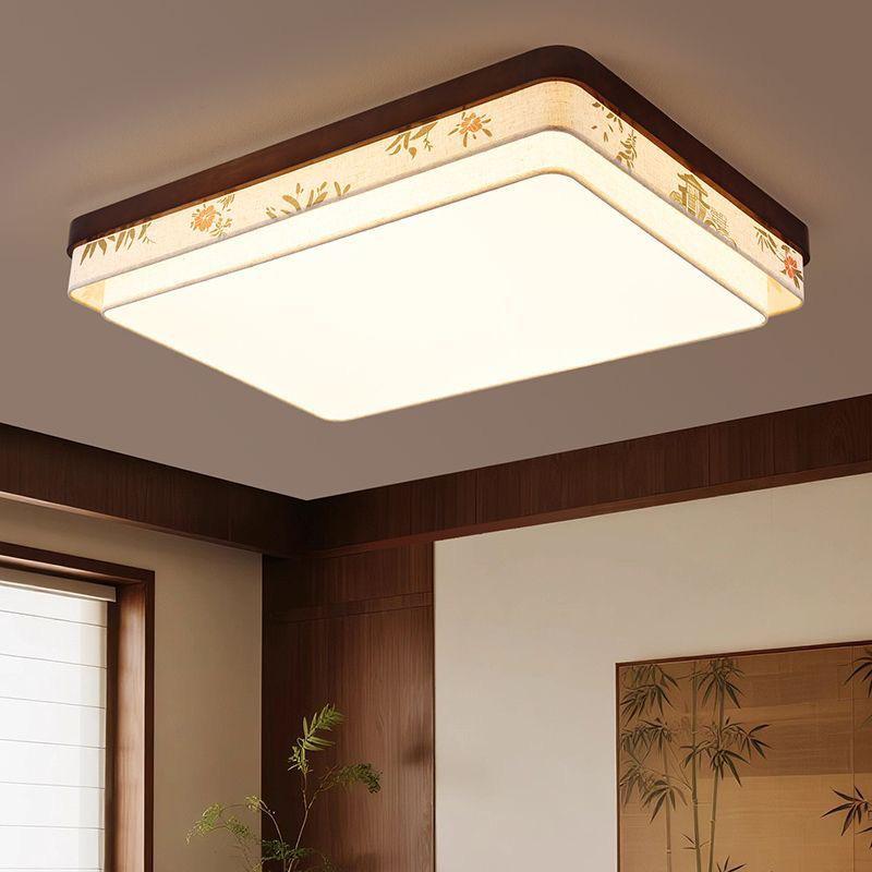 Song Dynasty Aesthetic Ceiling Light - New Chinese Style for Living Room, Bedroom & Study