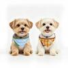 Cotton Pet Bandana Cats Dogs Triangle Scarf With Plaid All Season Use