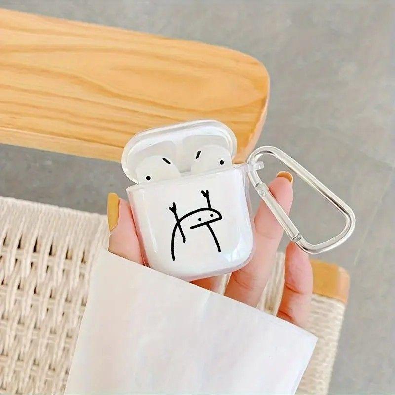 

Funny Matchstick Line Man Clear Earphone Case for Airpods 4th 3rd Pro 3 Soft Cover for Airpod 2 3 1 Protective Accessorie Shell for Airpods 1st 2nd