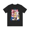 Sailor Moon Inner Guardians Group Retro Anime Graphic Unisex Casual White Crewneck T-Shirt
