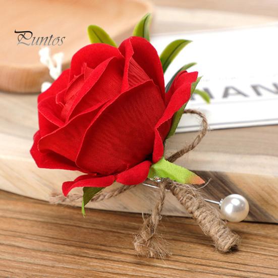 Exquisite Romantic Refreshing Groom Suit Pin Wedding Party Groomsman Coat Pin Wedding Prop