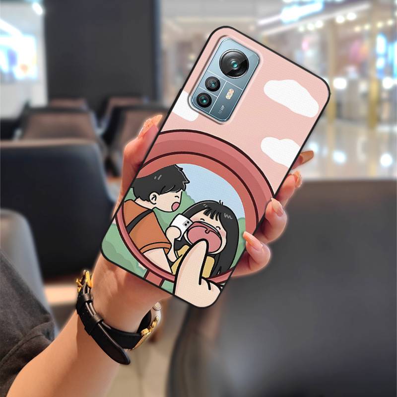 Strapazierfähige Weiche Hülle Handyhülle Für Blackview A85 TPU Graffiti Vollständig umschließend Paar Staubdicht Schmutzabweisend Wasserdicht Cartoon