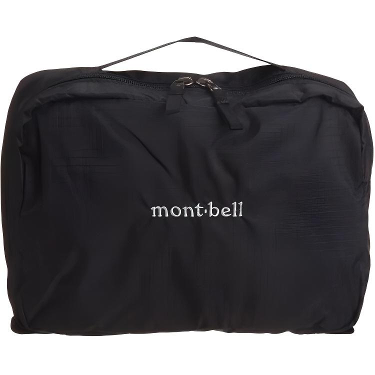MONTBELL Portable Storage Nylon Toiletry Bag Large Unisex Couple Model Black