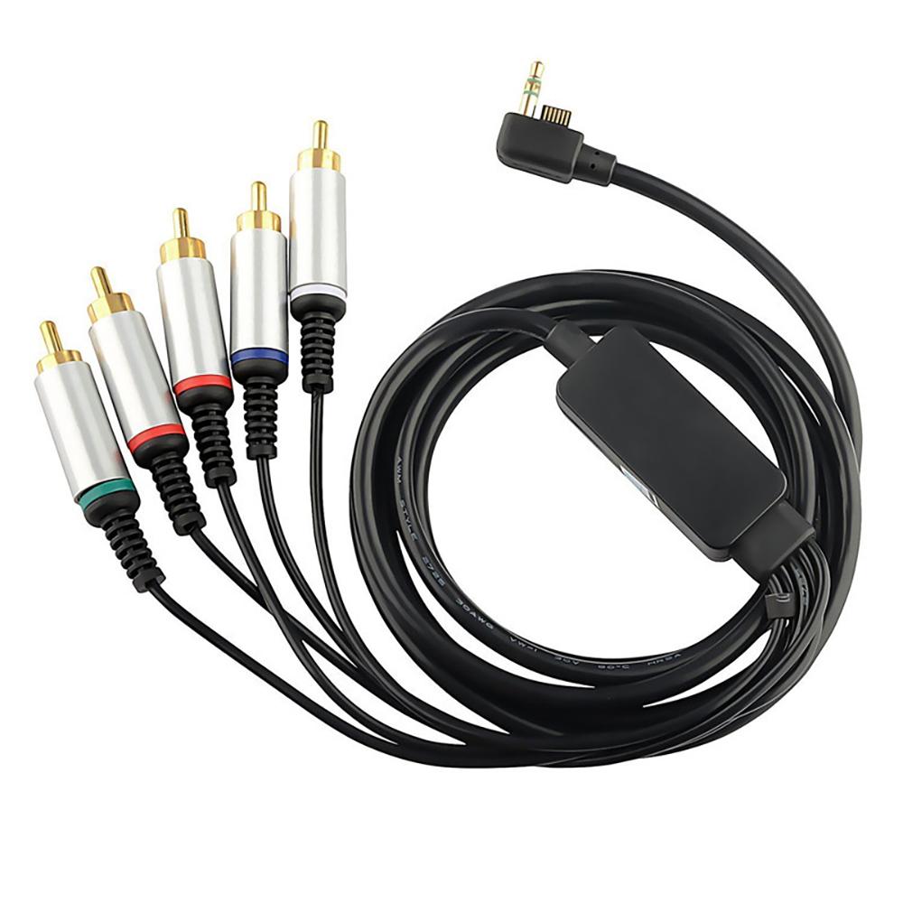 AV RCA 3RCA Ypbpr 5RCA Cable for PSP 2000 3000 Game Console Connect TV Audio and Video Wire Plug Adater Extend Line Length 3m