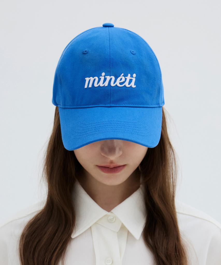 Mineti Cotton Lettering Ball Cap Y 10425 Mt