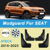 Per SEAT Ateca 2016- Parafanghi per Pneumatici Auto Impermeabili Previene Schizzi di Fango Paraspruzzi Auto Rivestimento Parafango 4pz Accessori
