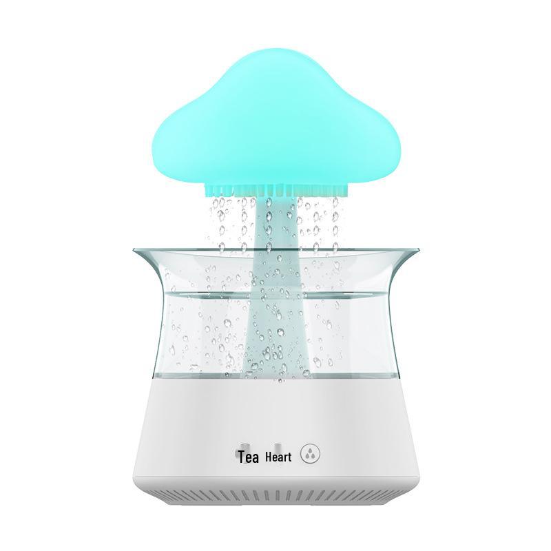 

Инновационный аромадиффузор-увлажнитель «Дождевое облако» с красочным грибным светильником