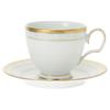 Noritake Cup Saucer 250cc Hampshire Gold Fine Porcelain & (Pair Set) (Coffee/Tea) (P91988/4335)