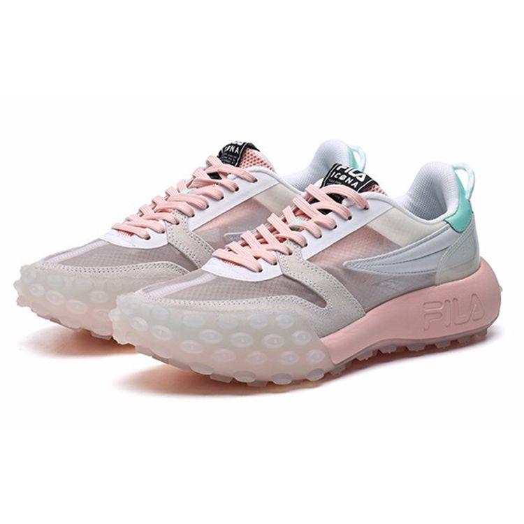 Fila Gara Low Shell Pink White (Womens) Women Sneakers 71B-Salmon F12W124140FPW