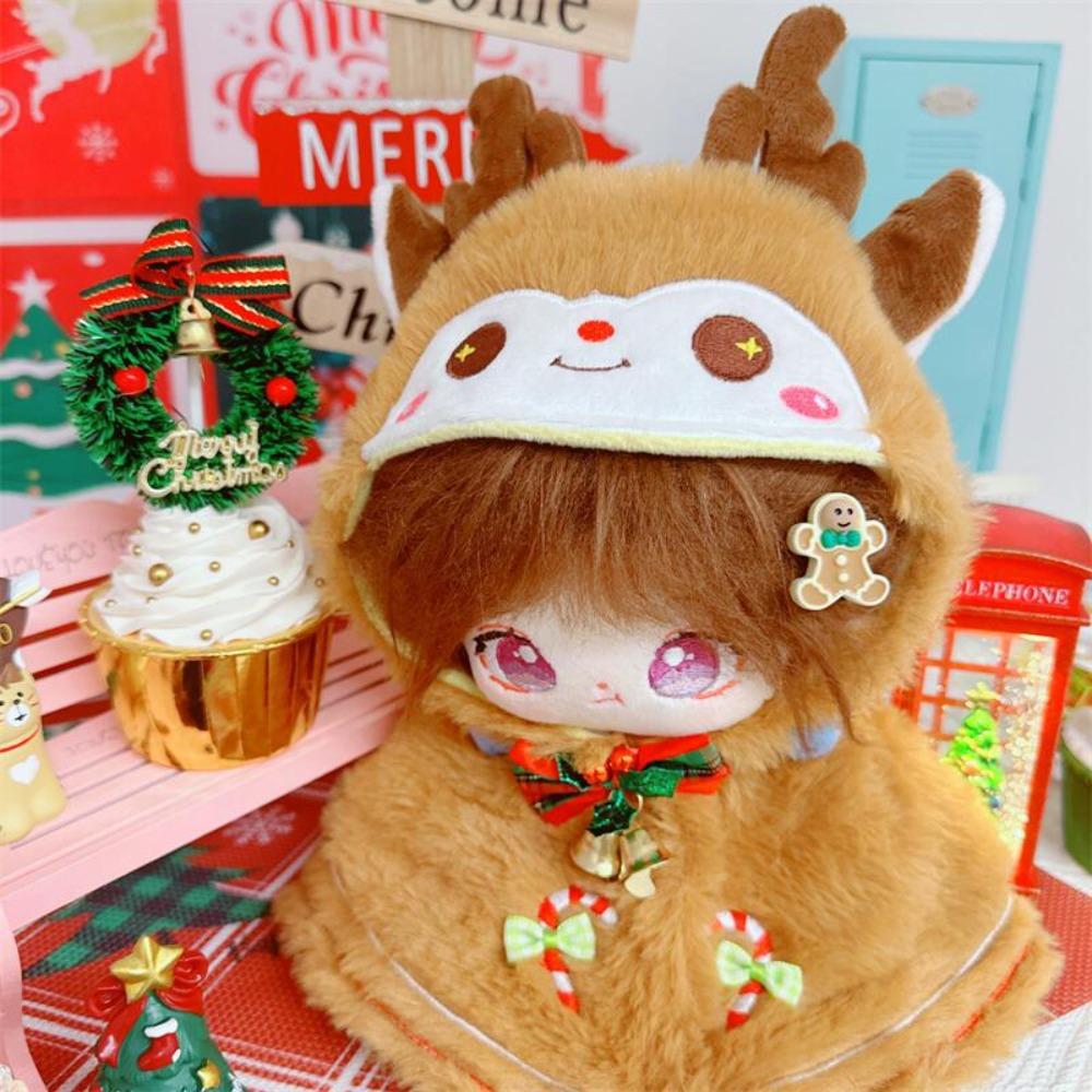 Plush Cloak 20CM Cotton Doll Clothes Christmas Shawl Plush Toys Clothes  20cm Cotton Doll