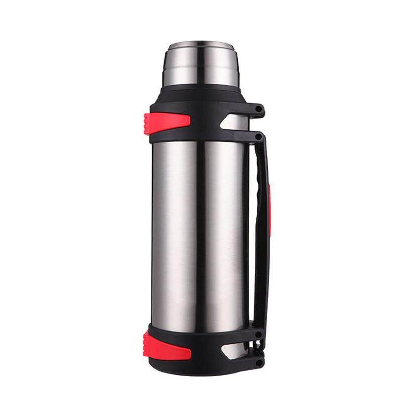 Car-Mounted Hot Water Bottle for Workers, 4000ml Ultra-Large Capacity Thermos Cup, Outdoor 304 Stainless Steel Cold-Keeping Cup for Driving