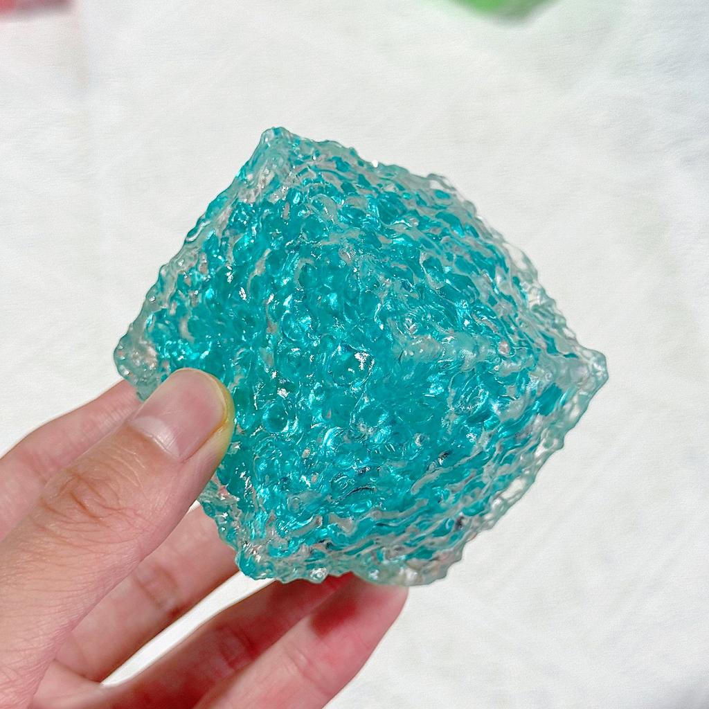 Renkli Akış Desenli Kare Sıkma Oyuncak Yumuşak Tanecikli Kare Fidget Oyuncak Kaygıyı Giderici Stres Karşıtı Oyuncak Çocuklar Yetişkinler Hediye