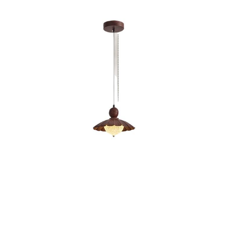 Vintage French Solid Wood Chandelier: Retro Island Counter & Dining Table Lighting Fixture