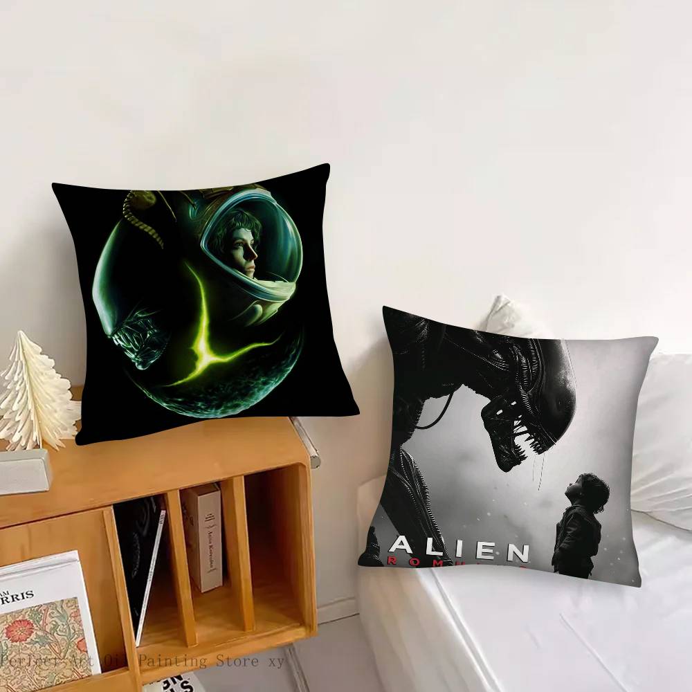 Classic Movie A-Alien Pillow Case Square Pillow Bedroom Sofa Leisure Comfort Cushion Car Living Room Home Decoration