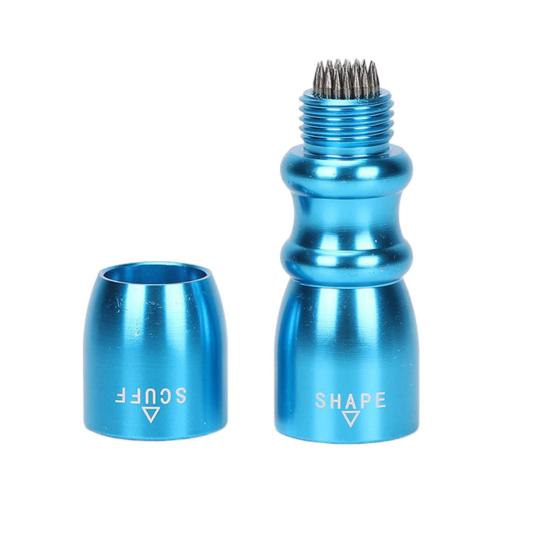 Snooker Pool Cue Tip Tool Hliníková slitina 3-v-1 Kulečník Pool Stick Tip Kovový Scuffer Shaper Provzdušňovač Nástroj na opravu Pool Cue Příslušenství