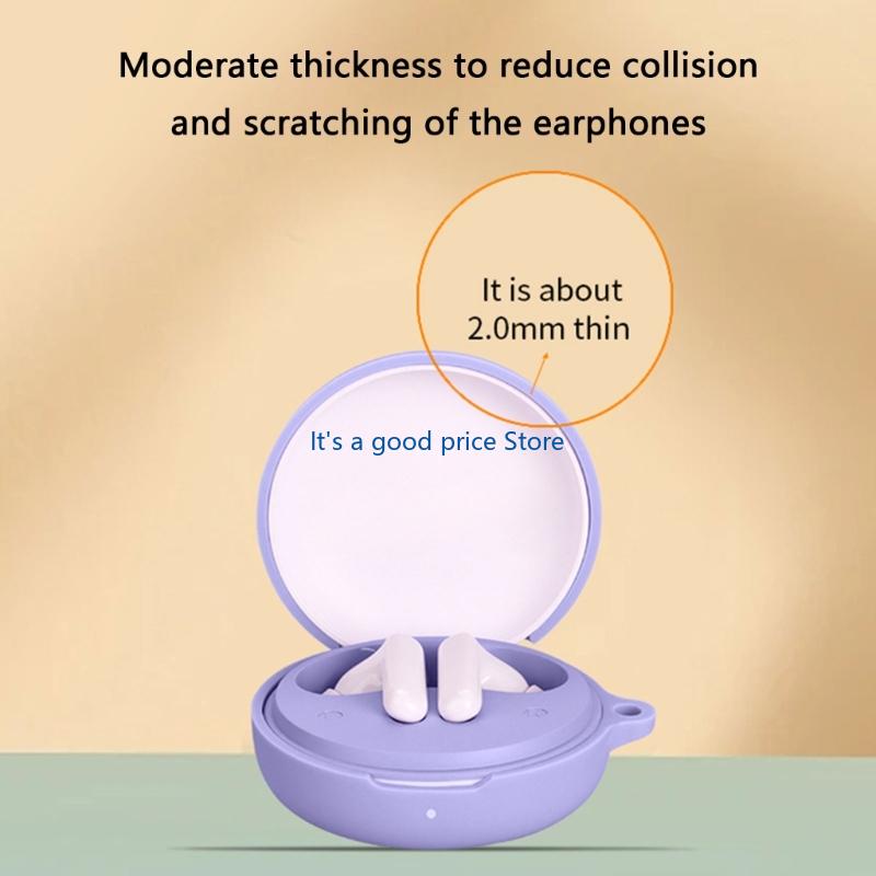 Scratchproof Case Shockproof Skin Wrap for Earbuds A Dustproof Enclosure Housing Washable Silicone Sleeve Enhances Grip