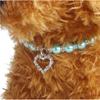 Elegante Perlenkette Katze und Hund Schmuck Haustierzubehör Anhänger Halsketten Halsband Haustierhalsband