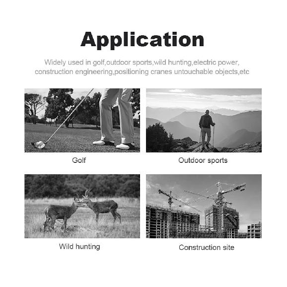 8X Laser Rangefinder 1500M Distance Meter Telescope High Precision Hand-hold Monouclars Golf Measurement Electronic Outdoor