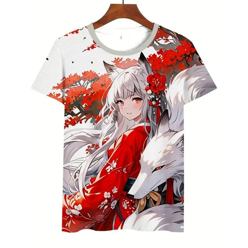 New Anime 3D Printing T-Shirts Summer Men Women Short Sleeve Round Neck T Shirt