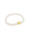 [TOUS] 18K Gold Sweet Dol's Pearl Stretch Bracelet 015911000