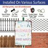 2D Flat, Vintage Mermaid Aluminum Sign - Whimsical Retro Wall Art with "Be A Mermaid and Make Waves" Design, 8x12 Inch Aluminum Plaque for Indoor