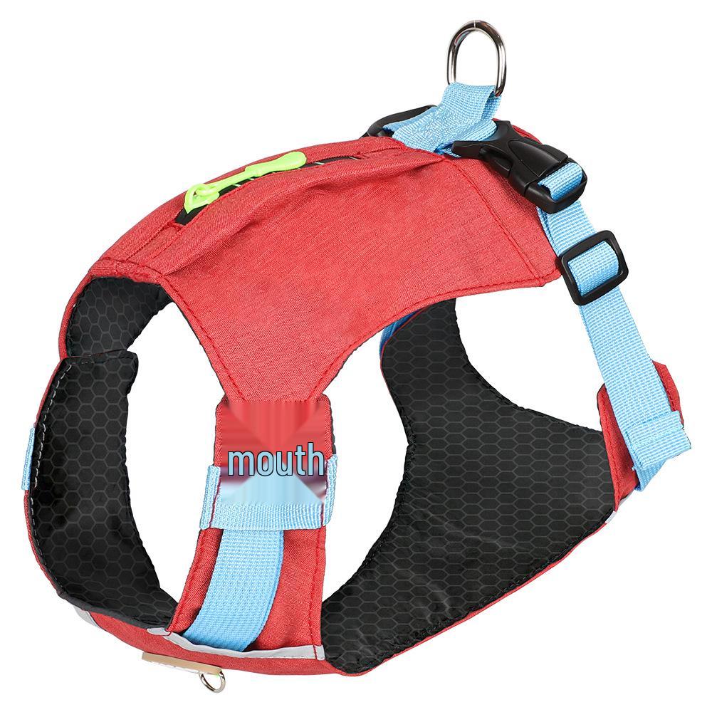 Reflective Vest-Style Leash for Small & Medium Dogs - Lightweight & Cross-Border Chest Harness