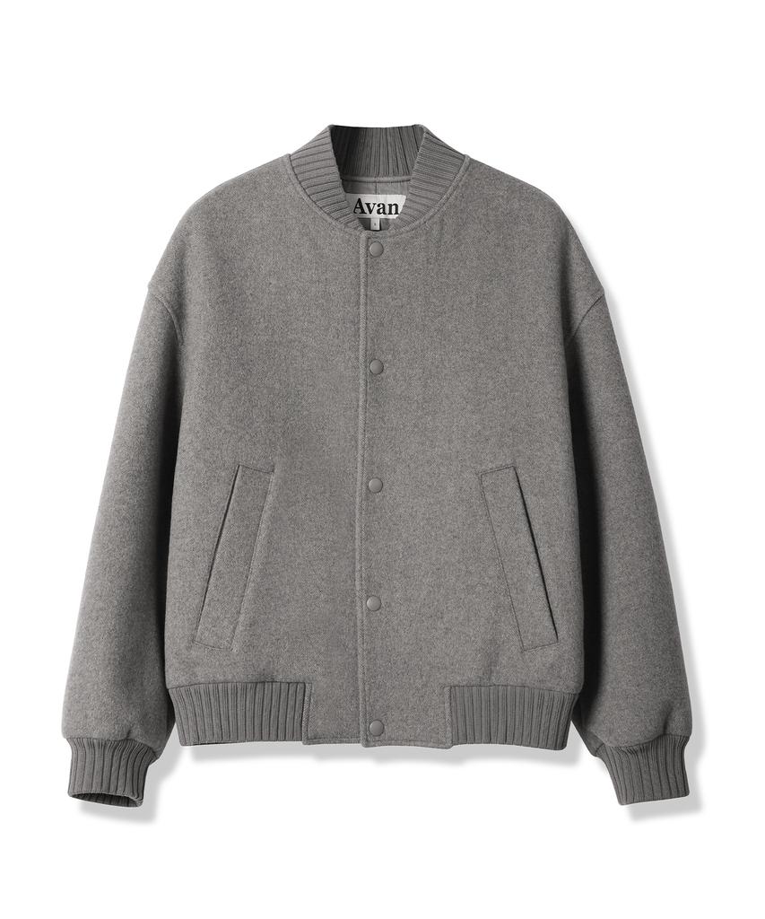 Avandress Aube Wool Handmade Blouson Gray