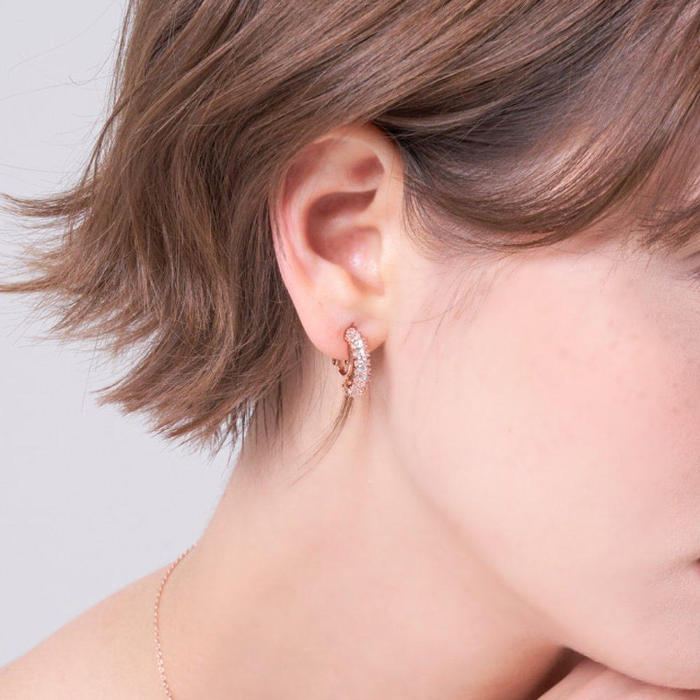 Bling Rose Bracelet Earrings Elspee503