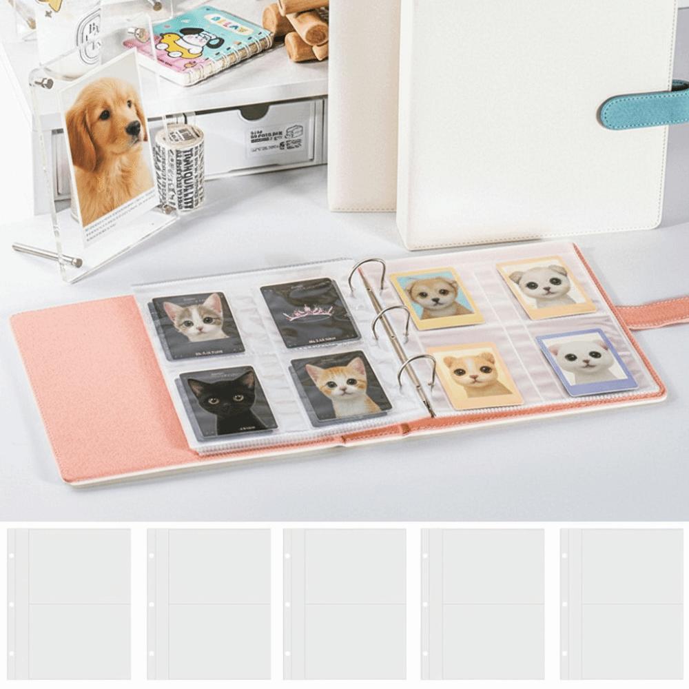 10Pcs Or 25Pcs Multiple Pockets A5 Kpop Photocard  Binder Transparent Multiple Pockets Sleeve  Card