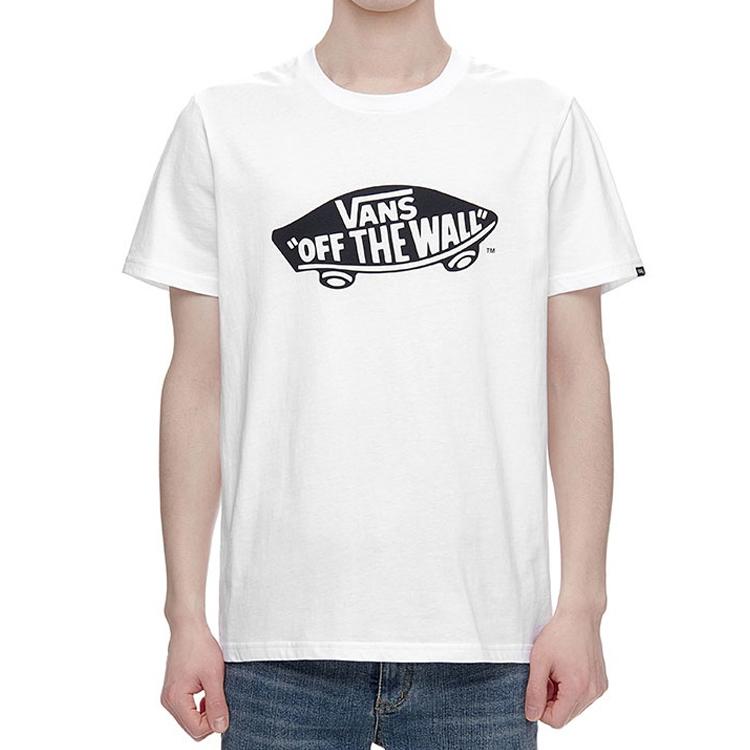 Vans Classic Print Short Sleeve T-Shirt Unisex Tops White VN0A4MM7WHT