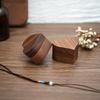 Cajas Portable Heart Shape Wedding Storage Box Jewelry Display Wooden Ring Box Jewelry Packaging