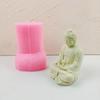 Buddhas Statue Decoration Candle Silicone Mold Epoxy Resin DIY Ornaments Making Soap Melt Resin Clay Home Decorations